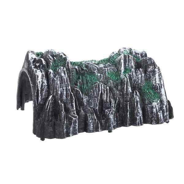 VICASKY 4-Piece Simulation Train Tunnel Cave Model Toy DIY Miniature