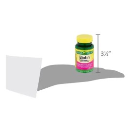 Biotina 5000 Mcg Rápida Absorción Cabello Uñas 120 Cap Sin Sabor