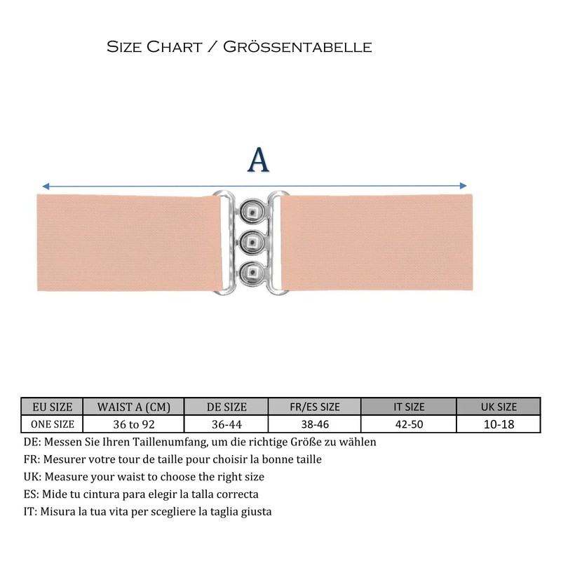 Van Der Rich ® - Wide Elastic Belt with Buckle