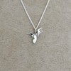 Sterling Silver Origami Hummingbird