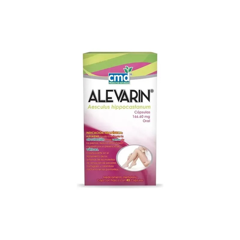 Alevarin 166 Mg C45 Caps Cmd Castaño De Indias