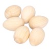 Wood Eggs Shakers Set Natural Wooden Egg Rattle Musical Percussion