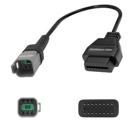 6 Pin OBD1 to 16 Pin CAN OBD2 Adapter Cable Fit for BRP Moto ATV UTV Motorcycle Bike Clut,OBD1 to CAN OBD2 OBDII Diagnostic Adapter Cable