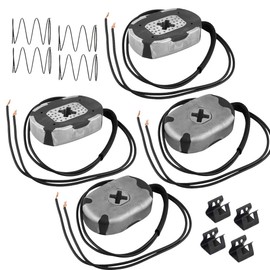 JADODE 4Pcs 12" Electric Trailer Brake Magnet Kit for 2" x 12" Electric Brakes Assembly Fits Most 7,000lb Axles Trailer Brake Magnet Kit