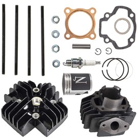 NICHE 50cc Engine Cylinder Head Namura Piston Gasket Top End Kit for Yamaha PW50 3L5-11311-01-00 95380-06600-00