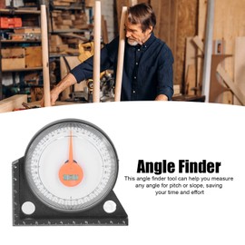 Angle Finder, Magnetic Angle Locator Angle Locator Tool Angle Finder High Accuracy Sturdy Plastic Clear Scale Easy Magnetic Angle Locator