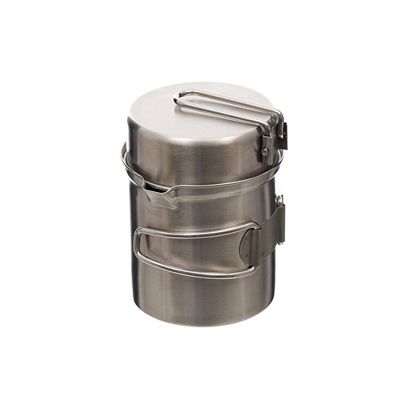 Fox Outdoor Cookware Stainless Steel Pot Pan