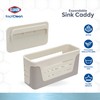 Clorox KeptClean Expandable Sink Caddy, one size, Almond Cream
