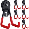 Landhoow 6 Pcs Large Magnetic Hooks Heavy Duty Garage Magnet