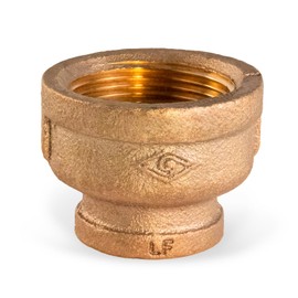 Everflow CSSD1141 1-1/4'' x 3/4'' No Lead Reducing Coupling with Female National Pipe Taper Threaded Ends Brass Construction Higher Corrosion Resistance, Economical & Easy to Install, 20