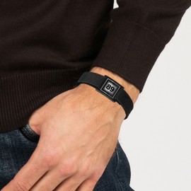 Jesvo Number 12 Bracelet for Boys Men, Black Baseball Basketball Soccer Football Accessories Stuff Wrist Sports Jewelry Valentine Gifts Ideas Teen Teenage Kids Boys Male Age Pulsera Para Hombre