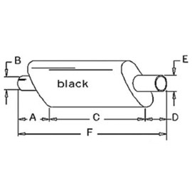RAParts 535950M1 Fits Massey Ferguson Tractor 6" X 10" Vertical Exhaust Muffler 285 1085