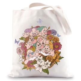 BWWKTOP Seven Dwarfs Tote Bag Seven Dwarfs Bashful&Sleepy&Sneezy&Happy&Dopey& Grumpy Fans Gifts Seven Dwarfs Merchandise, Dwarfs, One Size