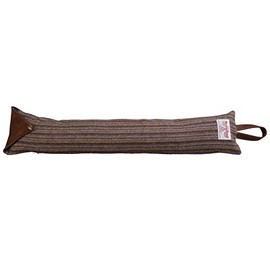 Classic Home Store Harris Tweed Draught Excluder 100% Pure Wool Door Window Draft Guard Cushion (Basalt Stripe)