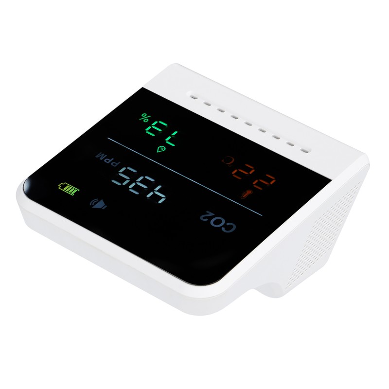 Carbon Dioxide Detector Digital Air Quality Tester with Temperature Humidity