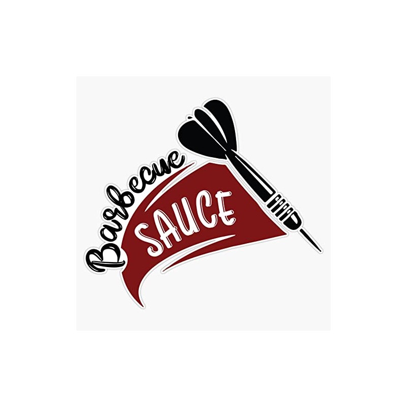 barbecue sauce Bumper Sticker Vinyl Decal 5 inches