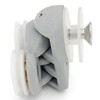 2 x Twin Spare Shower Door Rollers/Runners/Wheels 19mm grooved Wheel