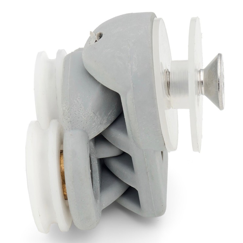 2 x Twin Spare Shower Door Rollers/Runners/Wheels 19mm grooved Wheel