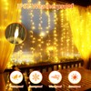 MAGGIFT Christmas Curtain Lights Indoor Outdoor, 252LED 2mx2m Window Fairy