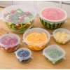 Silicone Stretch Lids for Food Storage – Reusable Elastic Covers