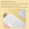 Wireless Keyboard 7 Inch Mute Compact Ultra Thin Bluetooth Wireless