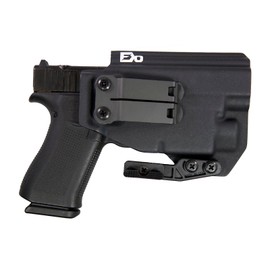 FDO Industries IWB Kydex Holster Compatible with Glock 43X MOS/48MOS w/TLR6 -Discreet Carry Concepts 1.5" Metal Monoblock Gear Clip - The Paladin Series - Made in USA (Black)
