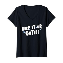 Womens Keep It Up Cutie V-Neck T-Shirt