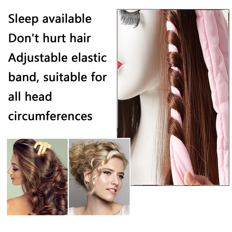 WUBAYI Soft No Heat Hair Curlers for Overnight - Hair