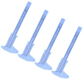 Baluue 4 Pack Mini Calipers Metric Ruler 150mm Length 0.5mm Accuracy Easy to Use Ideal for Mechanics and Students