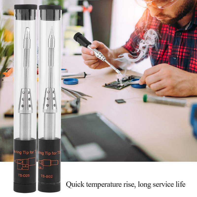 Pluggable Soldering Iron Tips Replacement for TS80 Digital Soldering Iron