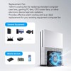 120mm Computer Fan Speed Adjustable 2800RPM Portable Computer Case Cooling