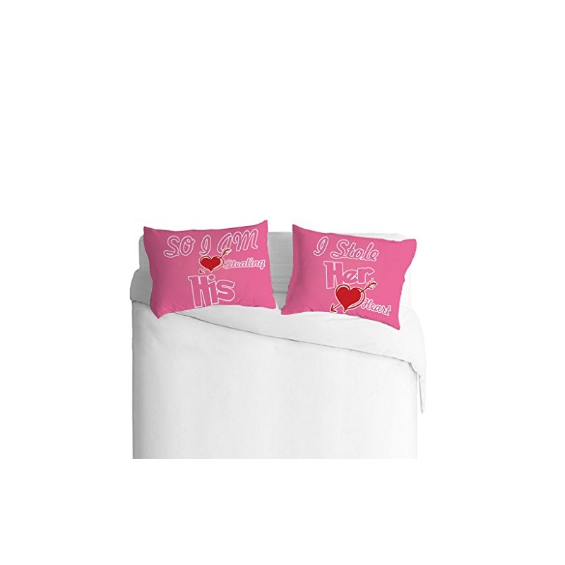 The Purple Tree Designer Couple Pillow Covers (2 Pieces)