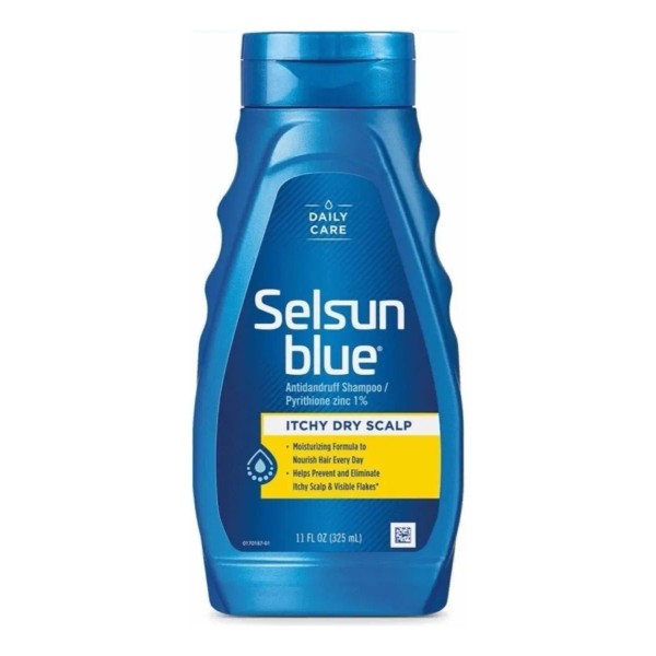 Shampoo Selsun Blue Itchy Dry Scalp Dandruff 325ml 11oz -