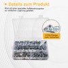 Sheet Metal Nuts, 120 Pieces M4 M5 M6 M8 Snap