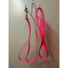 Carter Pet Supply 6 Ft  2 Handle Dog/Pet Leash  Pig Heavy Duty Leash 2 Ply Handmade Heavy Training - Black