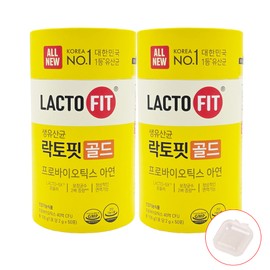 Lactopit Gold Live Lactobacillus Renewal 4 Billion Lactobacillus 50 sachets x 2 + accessory case / 락토핏 골드 생유산균 리뉴얼 40억 유산균 50포x2개+소품케이스