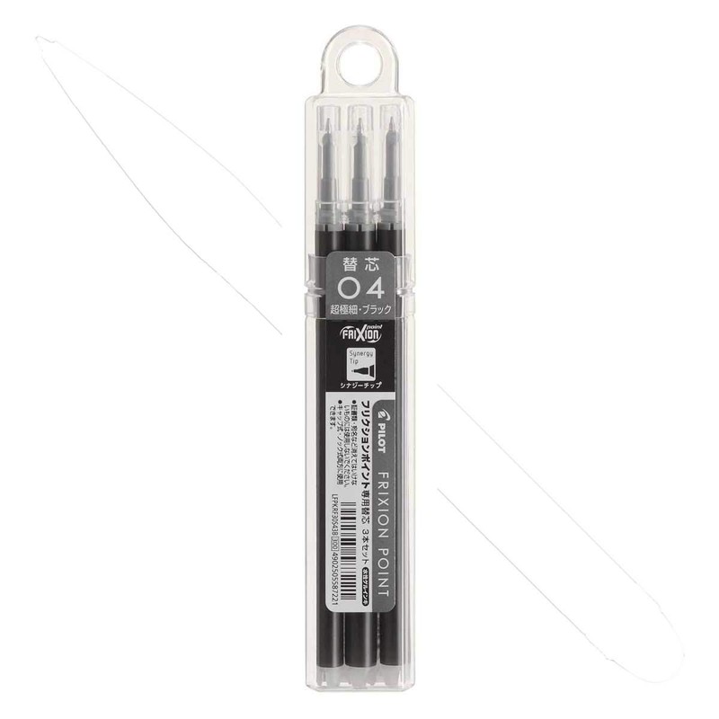 Pilot Refill FriXion Ballpoint Pen 0.4mm Black 3 pieces LFPKRF30S43B