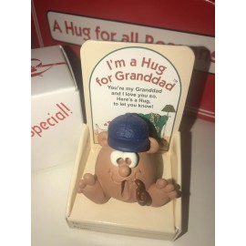 "I'm a Hug For Granddad " - The Hug Factory Collectible Figure NIP W/Gift Box