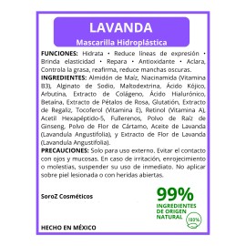 Mascarilla Jelly Lavanda Hidratante Reafirmante