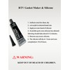 YAMAKATO RTV Gasket Maker, Black Silicone Sealant and 2 Thick