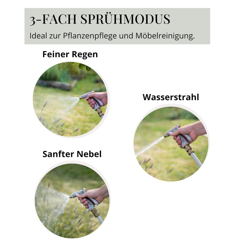 LIVLIG Garden Sprayer, Hose Connection Set, 1/2 Inch, Made of