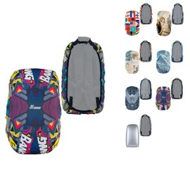 SANDIAN, Waterproof Backpack Rain Cover, 25-80L Capacity, Stretchable Fit, TPU Coated, All Weather Resistant, Anti-Slip, Lightweight, Universal Fit [Youth]