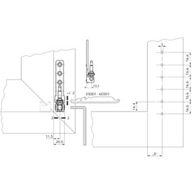 Si Aubi Siegenia Corner Bearing Repair Kit for Plastic and Wood EW001, EB005, LL330 with Ante Bellum® Mounting Material