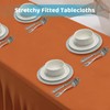 DREAMANIA Table Skirts for 8ft Rectangle Tables - 1PCS Light