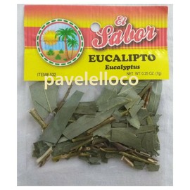 el sabor tea bag Eucalyptus leaves te de hojas de Eucalipto natural