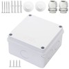 Junction Box, Zulkit Project Box with Reserved Holes IP65 Waterproof
