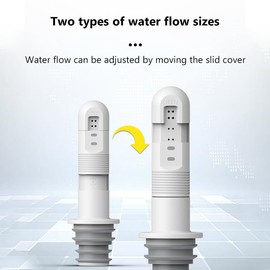 Backpacking Bidet - wower 2 Pack Portable Bidet for Travel, Toilet, or Camping. Compatible with Every Bottle, Portable Shattaf Bidet Water Sprayer with 350ml Bottle, Ultralight (17g, 0.59 oz)