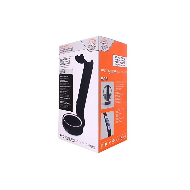 Exquisite Gaming Cable Guys Powerstand SP2: Rojo Estación de Carga