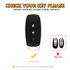 FT FUNTOR for Nissan Key Cover,3 Buttons TPU Key Case
