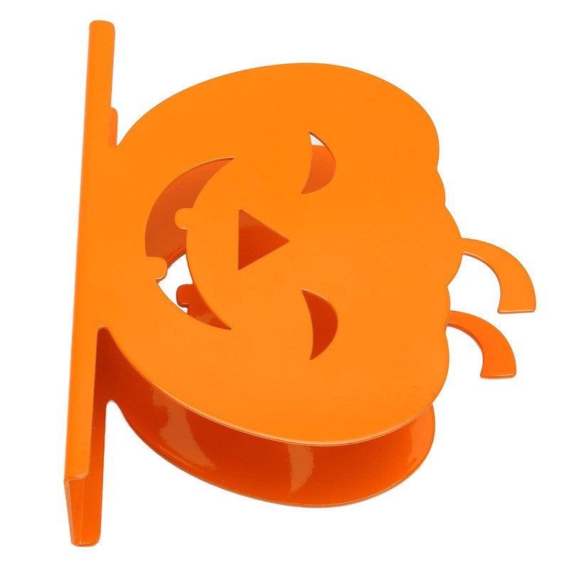 2pcs Cute Pumpkin Napkin Holder Durable Iron Paper Napkin Holder